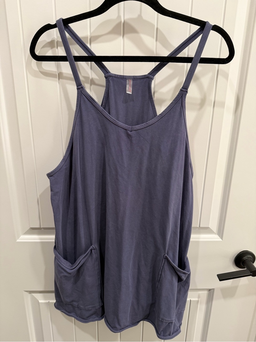FP Movement Hot Shot Strappy Romper Slate Blue Size Medium